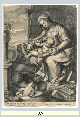 Holy Family engraving