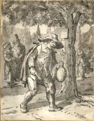 Cornelis Dusart, the crier